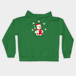 CUTE Snowman Candy Cane Christmas Kids Hoodie